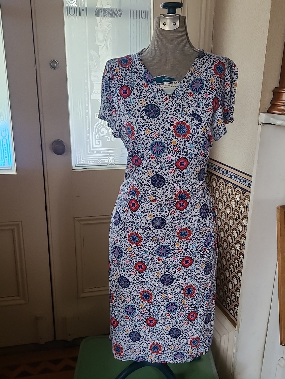 Boden Floral Wrap Dress